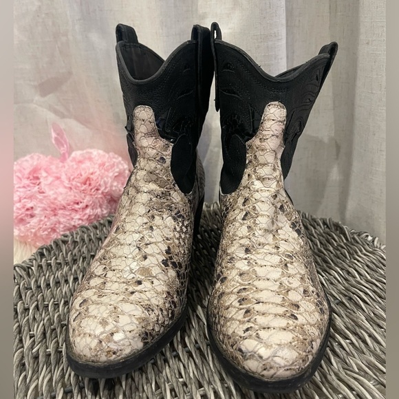 Sam Edelman Stevie Snake Skin Leather Size 10 - Picture 5 of 10